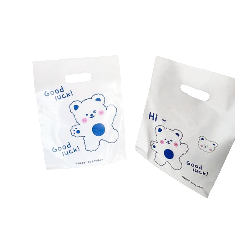 Bolsa de PE portátil plana personalizada
