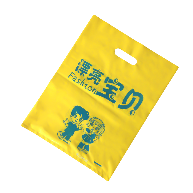 Bolsa de PE portátil plana personalizada