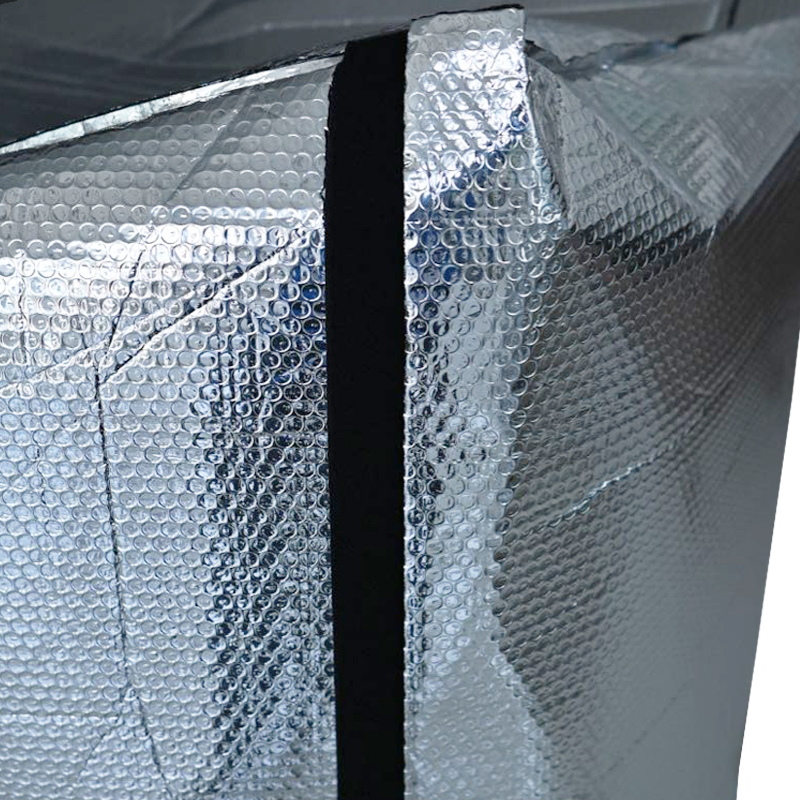 Cubierta tridimensional de película aluminizada