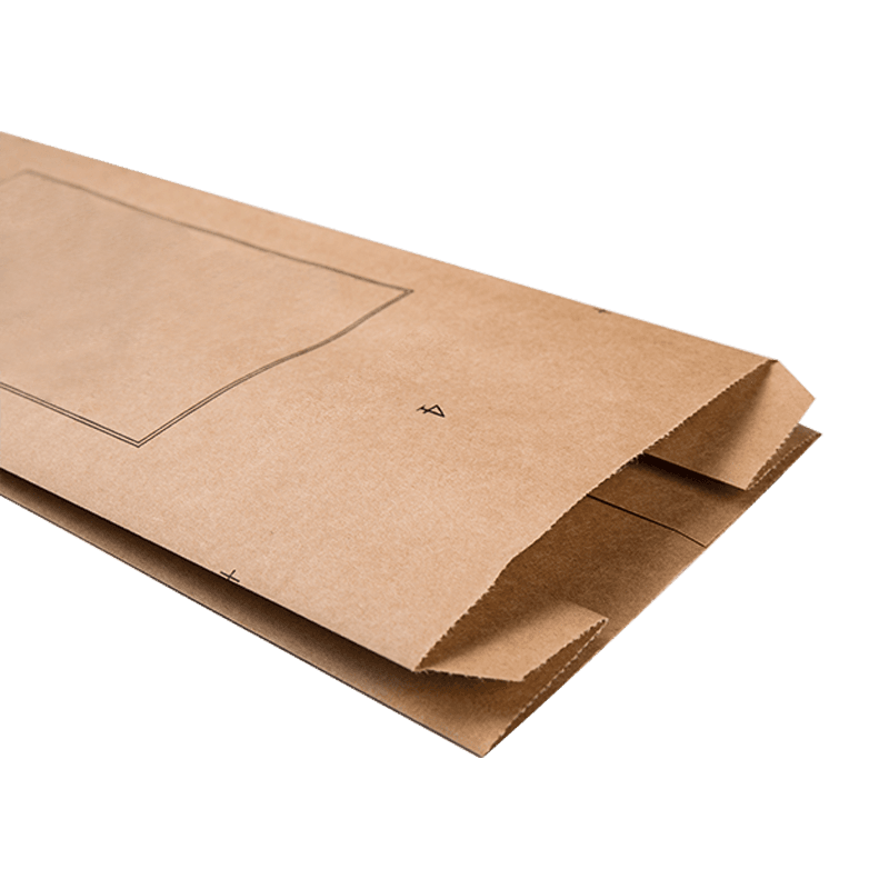 Bolsa de papel Kraft impresa biodegradable