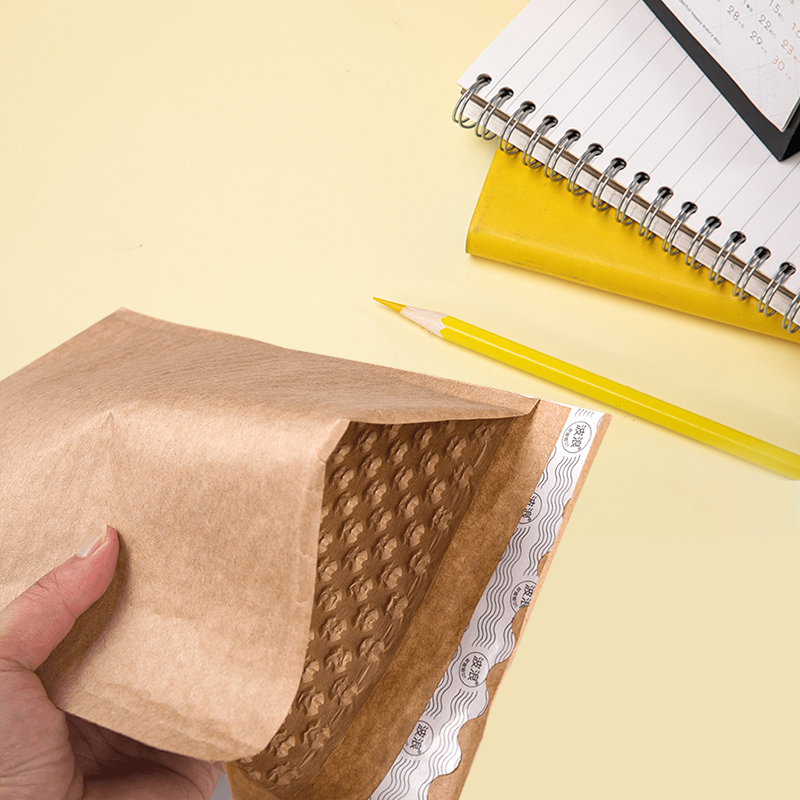 Bolsa de papel Kraft impresa biodegradable